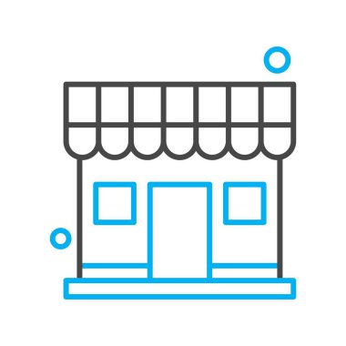 vektör mağaza simgesi çizimi