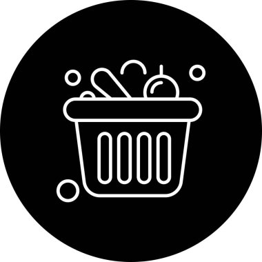 Sepet Simgesi vektör illüstrasyonu