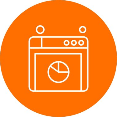 websitesi simgesi vektör illüstrasyonu