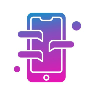  Vektör Mobil simge illüstrasyonu