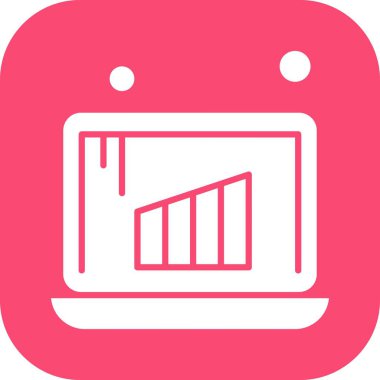vektör dizüstü simgesi illüstrasyonu