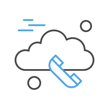 Vektör telefon simgesi illüstrasyonu