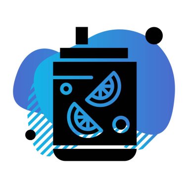 vektör içeceği resimleme