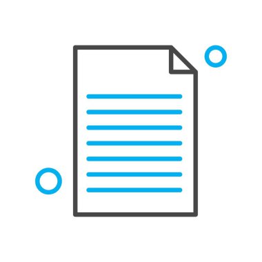 Vektör belgesi Simge illüstrasyonu