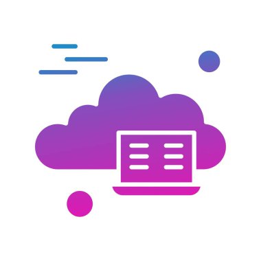 vektör dizüstü simgesi illüstrasyonu