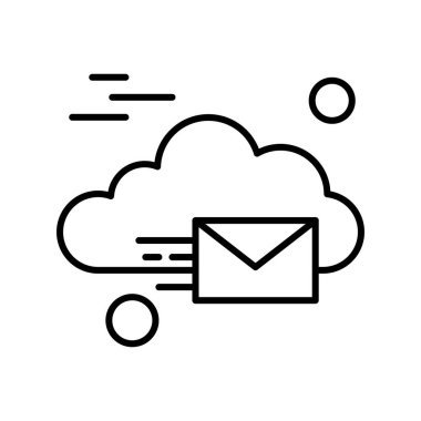 vektör posta simgesi illüstrasyonu