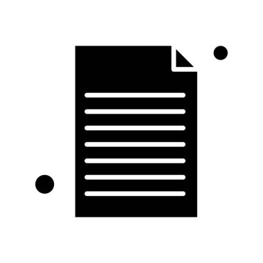 Vektör belgesi Simge illüstrasyonu