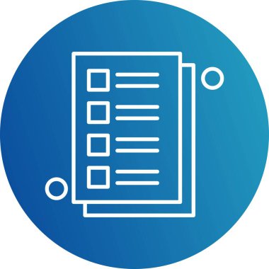 vektör Not simgesi illüstrasyonu