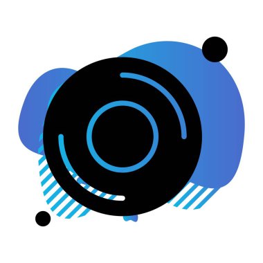 vektör çörek simgesi illüstrasyonu