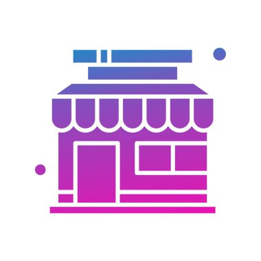 vektör mağaza simgesi çizimi