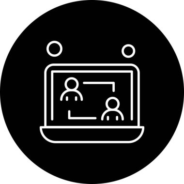 vektör dizüstü simgesi illüstrasyonu