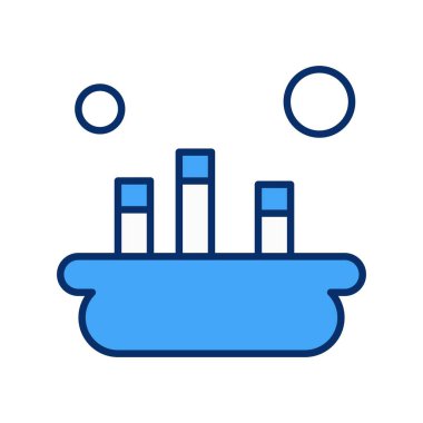  vektör sigara Simgesi illüstrasyonu