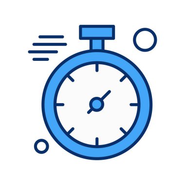 vektör kronometre simgesi illüstrasyonu