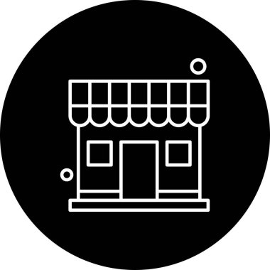 vektör mağaza simgesi çizimi