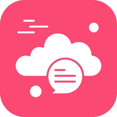  Vektör sohbet simgesi illüstrasyonu