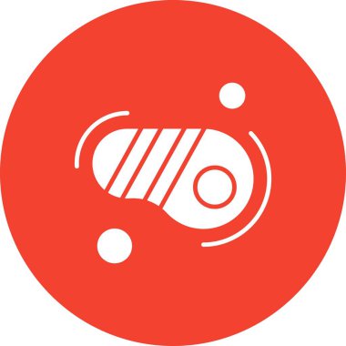 Vektör biftek simgesi illüstrasyonu