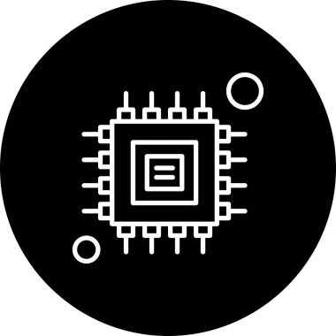 vektör Chip Simgesi illüstrasyonu