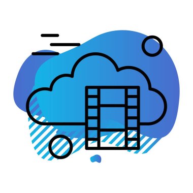 vektör Film simgesi illüstrasyonu