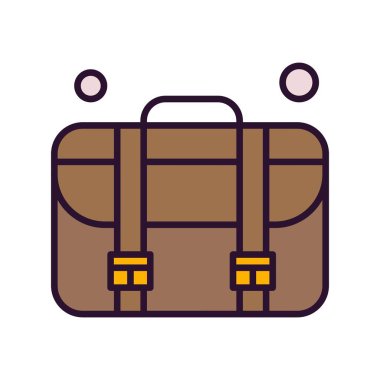  vektör evrak çantası simgesi illüstrasyonu