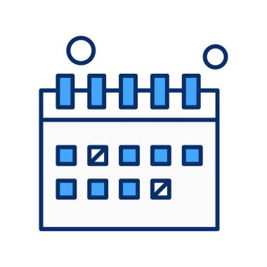 vektör Takvimi Simgesi illüstrasyonu