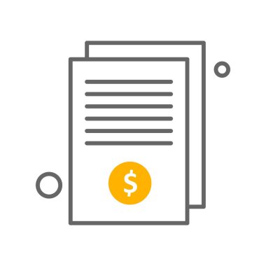 Vektör belgesi Simge illüstrasyonu