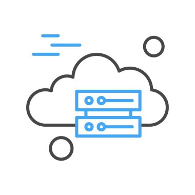 vektör sunucu illüstrasyonu