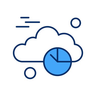  vektör pasta çizelgesi simgesi