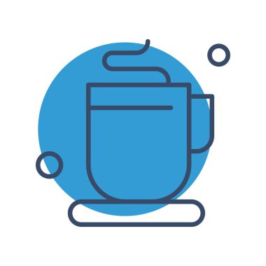  vektör çay simgesi illüstrasyonu