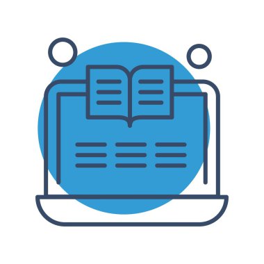 vektör dizüstü simgesi illüstrasyonu