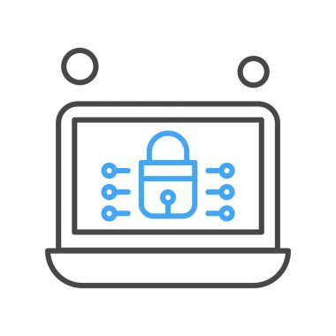 vektör dizüstü simgesi illüstrasyonu