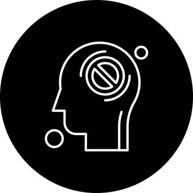 vektör yasaklı simge illüstrasyonu