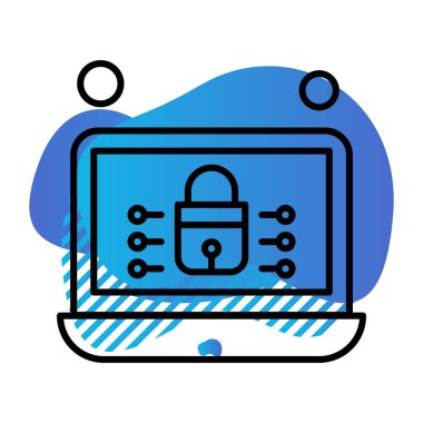 vektör dizüstü simgesi illüstrasyonu