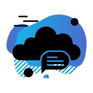  Vektör sohbet simgesi illüstrasyonu