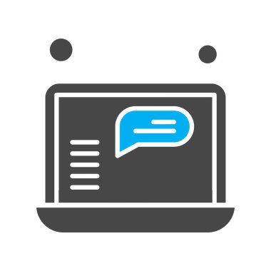 vektör dizüstü simgesi illüstrasyonu