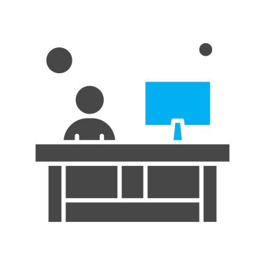 vektör ofisi simgesi illüstrasyonu