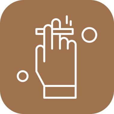  vektör Sigara Simgesi illüstrasyonu