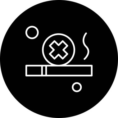  vektör Sigara Simgesi illüstrasyonu