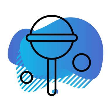 Şekerleme ikonu illüstrasyonu