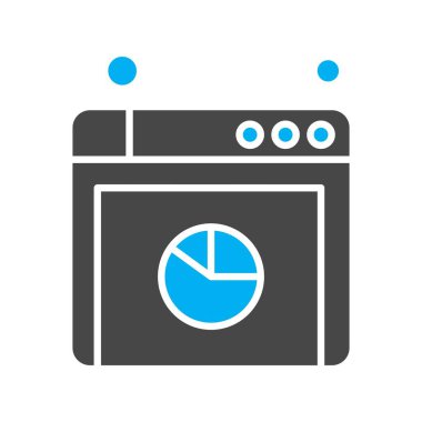 websitesi simgesi vektör illüstrasyonu