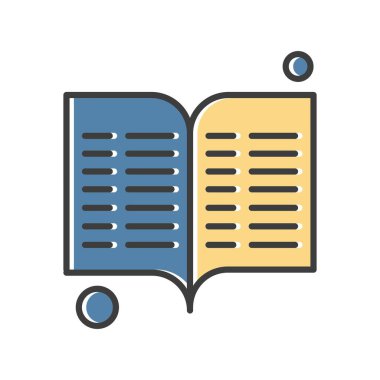   Vektör Defteri Simgesi illüstrasyonu