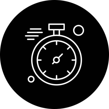 vektör kronometre simgesi illüstrasyonu