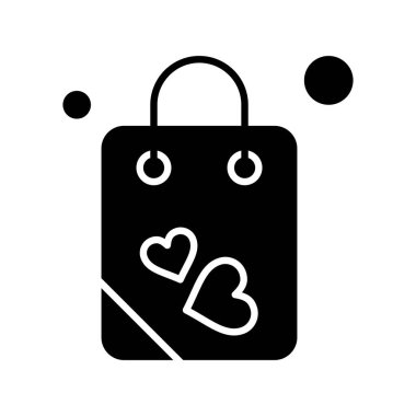 çanta simgesi vektör illüstrasyonu