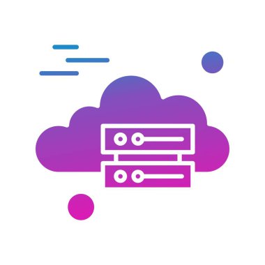 vektör sunucu illüstrasyonu