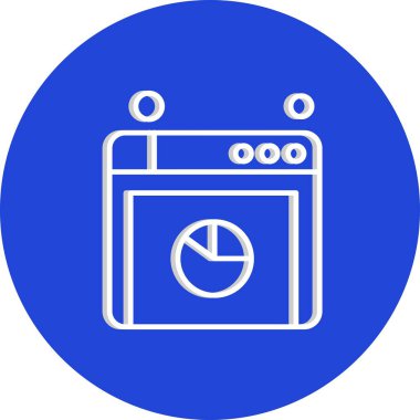 websitesi simgesi vektör illüstrasyonu