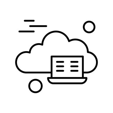 vektör dizüstü simgesi illüstrasyonu