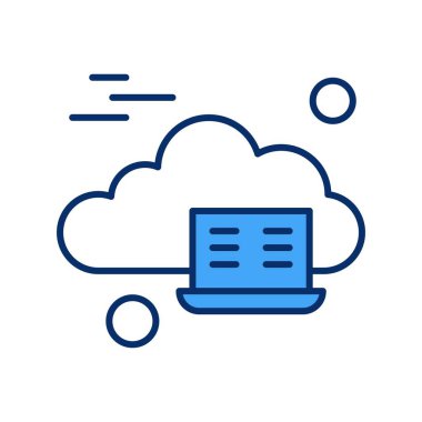 vektör dizüstü simgesi illüstrasyonu