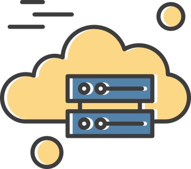 vektör sunucu illüstrasyonu