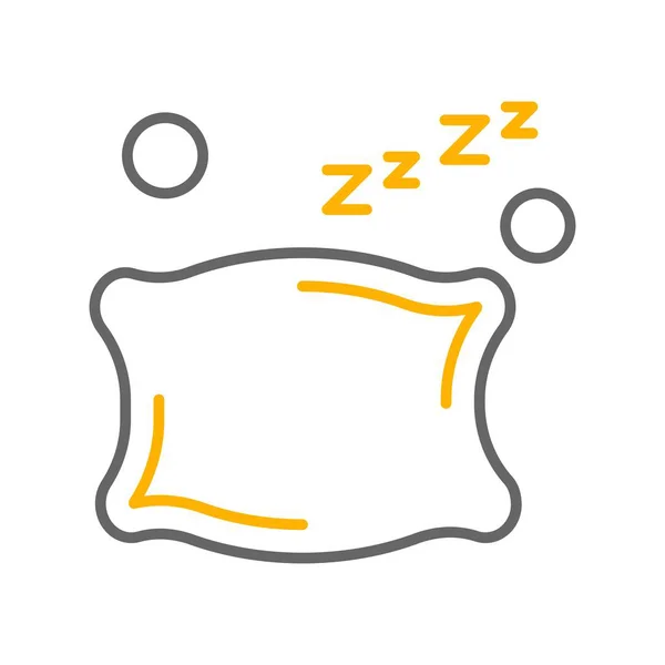 Vector Pillow Icon Illustration — Stock Vector