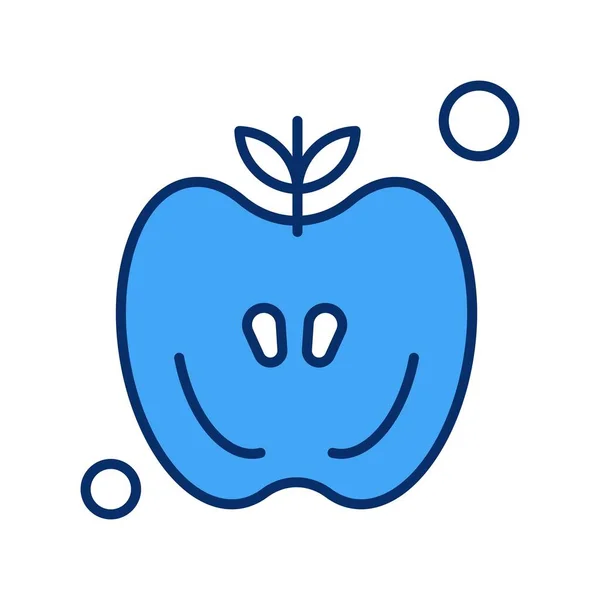 Vector Icono Apple Ilustración — Vector de stock