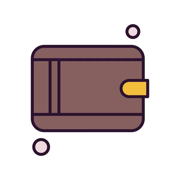 Wallet Icon Vector Illustration — Stock Vector
